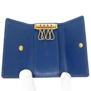 ルイ ヴィトン ミュルティクレ4 エピ ブルー M63825 4連 キーケース 青 LV 0015 【中古】 LOUIS VUITTON
