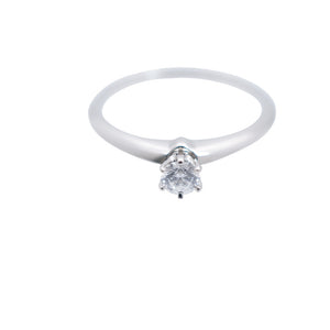 新品同様 ティファニー ソリティア ダイヤ0.20ct Pt950 リング プラチナ/ダイヤモンド 指輪 14号 ジュエリー アクセサリー 0042【中古】TIFFANY&Co. レディース