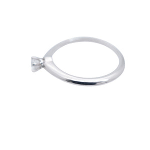 新品同様 ティファニー ソリティア ダイヤ0.20ct Pt950 リング プラチナ/ダイヤモンド 指輪 14号 ジュエリー アクセサリー 0042【中古】TIFFANY&Co. レディース