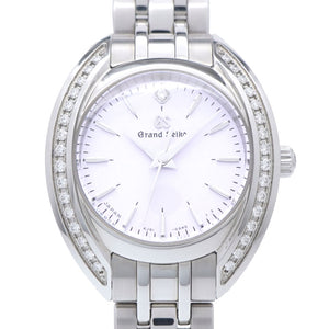 新品同様 セイコー グランドセイコー エレガンスコレクション STGF349 / 4J51-0AR0 クオーツ 腕時計 SS/ダイヤモンド パープル 紫 0053【中古】SEIKO レディース