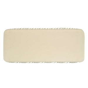 新品同様 ベルルッティ トゥージュールXS ブリーフケース レザー/PVC/トワル マルブフ ホワイト 0059【中古】BERLUTI ショルダーストラップ