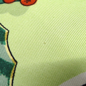 美品 エルメス カレ90 Neige d’ Antan 去年の雪 シルク グリーン スカーフ 0089【中古】HERMES