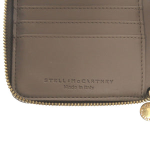 新品同様 ステラマッカートニー レザー ピンク 二つ折り財布 0091【中古】Stella McCartney