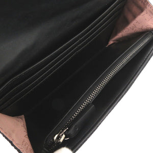 未使用 ステラマッカートニー ファラベラ 合成皮革 ブラック 長財布 黒 0102【中古】Stella McCartney