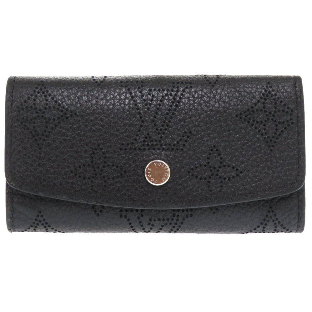 美品 ルイ ヴィトン ミュルティクレ4 モノグラム マヒナ ブラック M81236 4連 キーケース LV 0105 【中古】 LOUIS VUITTON