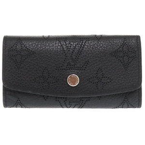 美品 ルイ ヴィトン ミュルティクレ4 モノグラム マヒナ ブラック M81236 4連 キーケース LV 0105 【中古】 LOUIS VUITTON