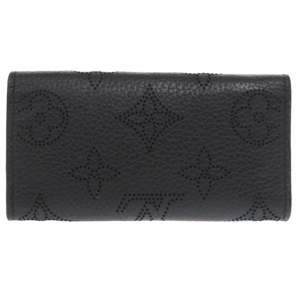 美品 ルイ ヴィトン ミュルティクレ4 モノグラム マヒナ ブラック M81236 4連 キーケース LV 0105 【中古】 LOUIS VUITTON