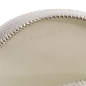 新品同様 セリーヌ トリオンフ レザー シルバー コインケース 0117【中古】CELINE