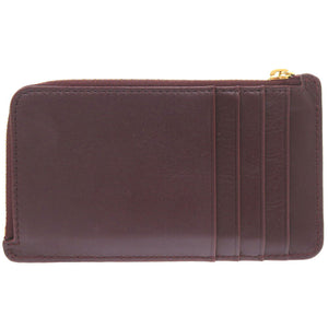 未使用 ロエベ ノット フラグメントケース コインケース レザー ボルドー 財布 0120 【中古】 LOEWE