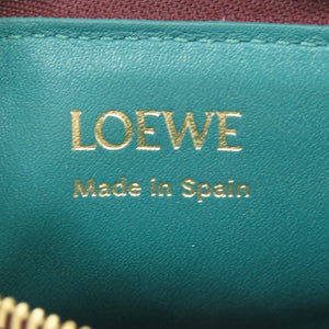 未使用 ロエベ ノット フラグメントケース コインケース レザー ボルドー 財布 0120 【中古】 LOEWE