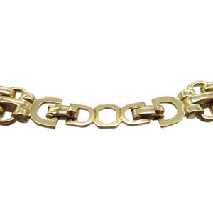 美品 クリスチャン ディオール チェーン チョーカー メタル ゴールド 0125【中古】Christian Dior