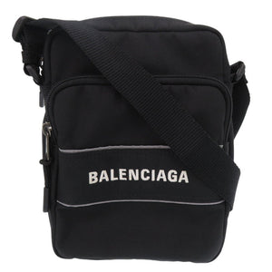 新品同様 バレンシアガ スポーツ スモールメッセンジャーバッグ 638657 ナイロン ブラック ボディバッグ 黒 0172【中古】BALENCIAGA