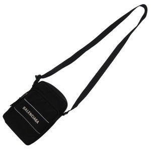 新品同様 バレンシアガ スポーツ スモールメッセンジャーバッグ 638657 ナイロン ブラック ボディバッグ 黒 0172【中古】BALENCIAGA