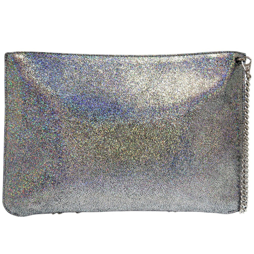 美品 クリスチャンルブタン LOUBIPOSH スパイクスタッズ チェーンショルダーバッグ 2WAY クラッチバッグ レザー 0218【中古】Christian Louboutin