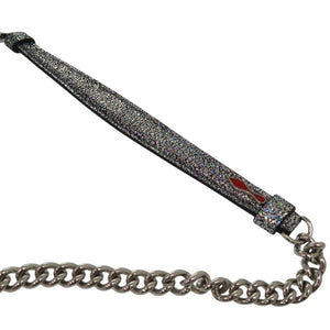 美品 クリスチャンルブタン LOUBIPOSH スパイクスタッズ チェーンショルダーバッグ 2WAY クラッチバッグ レザー 0218【中古】Christian Louboutin