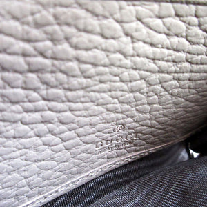 未使用品 グッチ ダブルG バイカラー コンチネンタルウォレット プチマーモント 456116 長財布 GGスプリームキャンバス/レザー ベージュ 0225【中古】GUCCI