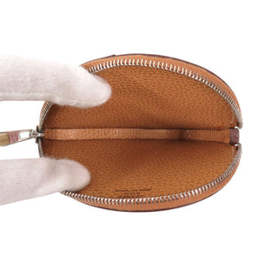 新品同様 エルメス アニマルモチーフ コインケース 馬 バレニア/クリノラン/ポークリセ ナチュラル □L刻印(2008年製) 茶 0263【中古】HERMES