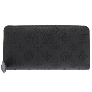 新品同様 ルイ ヴィトン ジッピーウォレット モノグラム マヒナ ブラック ノワール M61867 ラウンドファスナー 長財布 黒 LV 0272 【中古】 LOUIS VUITTON