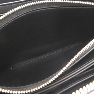 新品同様 ルイ ヴィトン ジッピーウォレット モノグラム マヒナ ブラック ノワール M61867 ラウンドファスナー 長財布 黒 LV 0272 【中古】 LOUIS VUITTON
