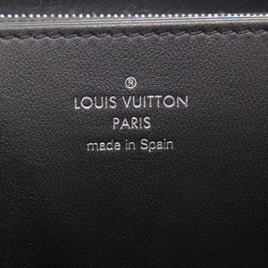 新品同様 ルイ ヴィトン ジッピーウォレット モノグラム マヒナ ブラック ノワール M61867 ラウンドファスナー 長財布 黒 LV 0272 【中古】 LOUIS VUITTON