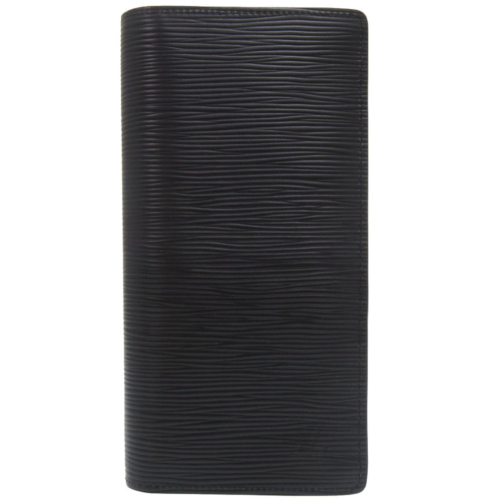 新品同様 ルイ ヴィトン ポルトフォイユ ブラザ エピ ブラック M60622 長財布 黒 LV 0273 【中古】 LOUIS VUITTON