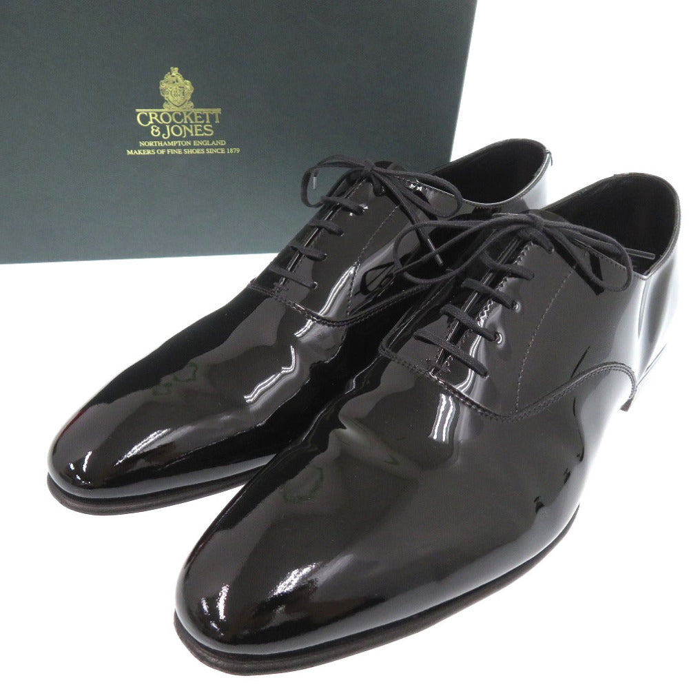 未使用品 クロケットアンドジョーンズ 5599 CHEAM プレーントゥ  28cm レザー ブラック 0281【中古】CROCKETT&JONES