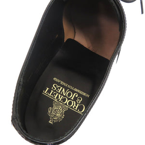 未使用品 クロケットアンドジョーンズ 5599 CHEAM プレーントゥ  28cm レザー ブラック 0281【中古】CROCKETT&JONES