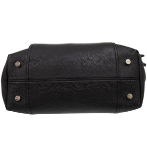 美品 トッズ ダブルT トートバッグ 2WAY ショルダーバッグ ロゴ レザー ブラック 0341【中古】TOD’S