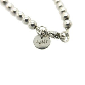 新品同様 ティファニー ハート タグ ビーズ リターン トゥ ティファニー ブレスレット シルバー925/K18ピンクゴールド シルバー 0354【中古】TIFFANY&Co.