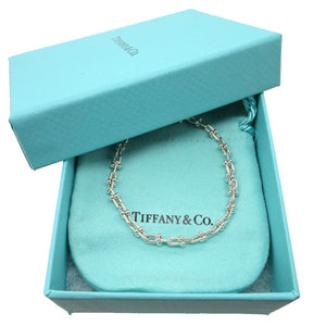 美品 ティファニー ハードウェア マイクロリンク ラージ ブレスレット シルバー925 シルバー 0356【中古】TIFFANY&Co.