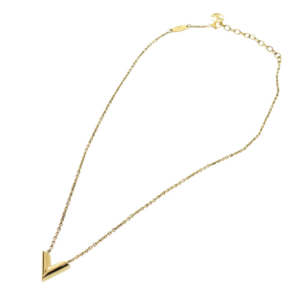 美品 ルイ ヴィトン エッセンシャルV ゴールド M61083 ネックレス アクセサリー LV 0364 【中古】 LOUIS VUITTON
