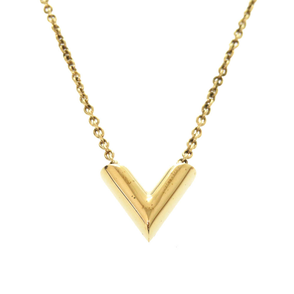 美品 ルイ ヴィトン エッセンシャルV ゴールド M61083 ネックレス アクセサリー LV 0364 【中古】 LOUIS VUITTON