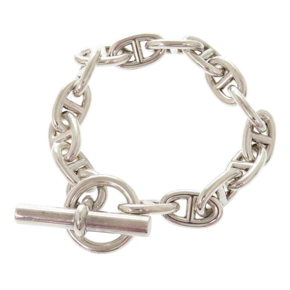 美品 エルメス シェーヌダンクル MM 15コマ シルバー925 ブレスレット 0365【中古】HERMES