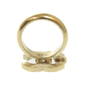美品 シャネル ココマーク メタル 10号 ゴールド 10号(日本サイズ) リング 指輪 アクセサリー 0368【中古】CHANEL