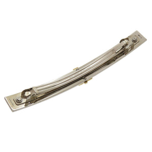 美品 エルメス アイリーン Hロゴ ゴールド シルバー バレッタ アクセサリー 0369 【中古】 HERMES