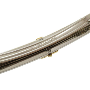 美品 エルメス アイリーン Hロゴ ゴールド シルバー バレッタ アクセサリー 0369 【中古】 HERMES