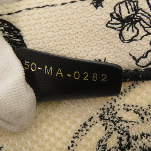 美品 クリスチャンディオール ブックトート ミディアム キャンバス M1296ZRHZ-M06E トートバッグ ホワイト 0386【中古】Christian Dior