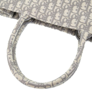 新品同様 クリスチャンディオール ブックトート オブリーク エンブロイダリー ラージ キャンバス グレー M1286ZRIW-M932 トートバッグ  0393【中古】Christian Dior