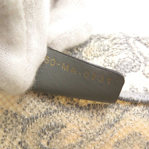 新品同様 クリスチャン ディオール ブックトート ラージ トートバッグ キャンバス グレー 0398【中古】Christian Dior