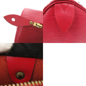 美品 ルイ ヴィトン スピーディ30 エピ M43007 カスティリアンレッド ハンドバッグ LV 0414【中古】LOUIS VUITTON