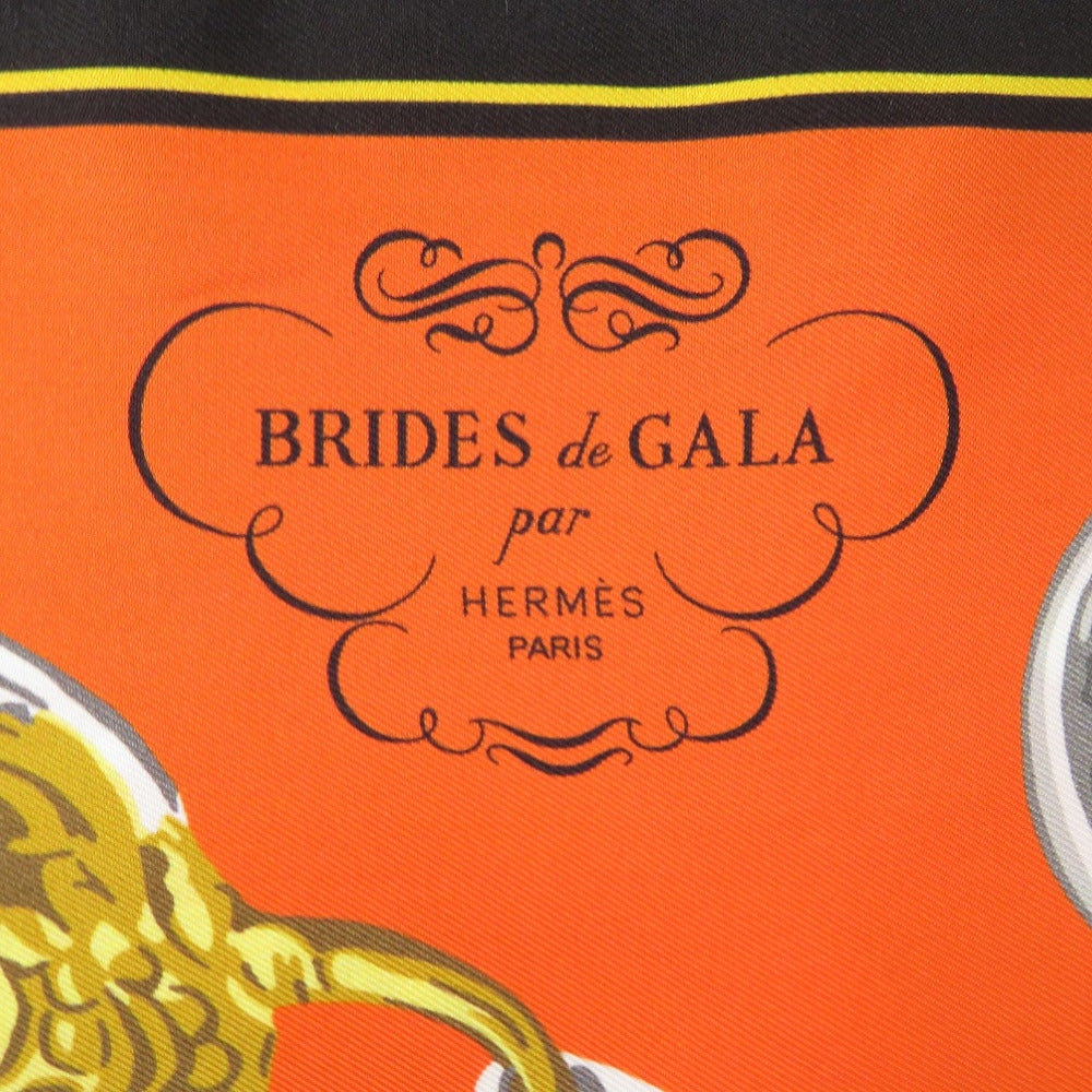 美品 エルメス ブリッド ドゥ ガラ Brides de Gala マキシ ツイリー Maxi Twilly スカーフ シルク  マルチカラー 0469【中古】HERMES