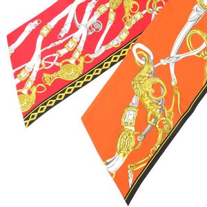 美品 エルメス ブリッド ドゥ ガラ Brides de Gala マキシ ツイリー Maxi Twilly スカーフ シルク マルチカラー 0469【中古】HERMES