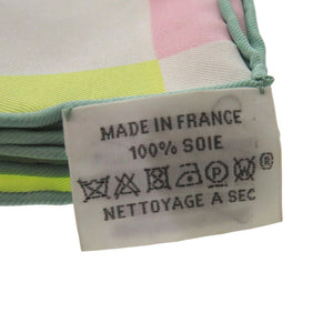 美品 エルメス ポケットチーフ カレ45 プチカレ 精巧な馬車 スカーフ シルク マルチカラー 0508【中古】HERMES