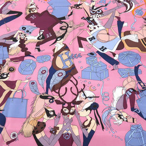 美品 エルメス カレ70 LE BAL MASQUE 仮面舞踏会  スカーフ シルク マルチカラー 0509【中古】HERMES