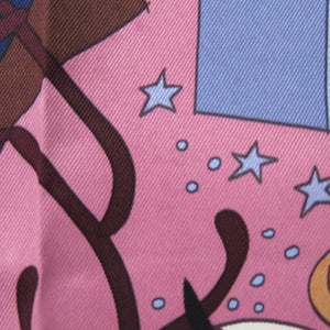 美品 エルメス カレ70 LE BAL MASQUE 仮面舞踏会  スカーフ シルク マルチカラー 0509【中古】HERMES