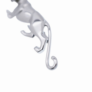 新品同様 カルティエ パンサー K18WG/エメラルド/オニキス ブローチ 750 ホワイトゴールド ジュエリー 0542【中古】CARTIER