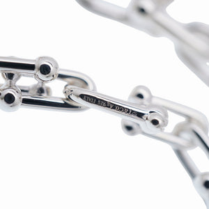 新品同様 ティファニー ハードウェア グラジュエイテッド リンク ネックレス 106.6g シルバー925 アクセサリー 0548【中古】TIFFANY&Co. メンズ レディース ユニセックス 男女兼用