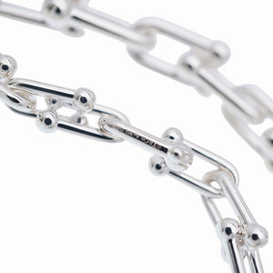 新品同様 ティファニー ハードウェア グラジュエイテッド リンク ネックレス 106.6g シルバー925 アクセサリー 0548【中古】TIFFANY&Co. メンズ レディース ユニセックス 男女兼用