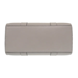 新品同様 マルベリー 2way ミニ ジップド ベイズウォーター HH9089 レザー グレー トートバッグ 0566【中古】MULBERRY