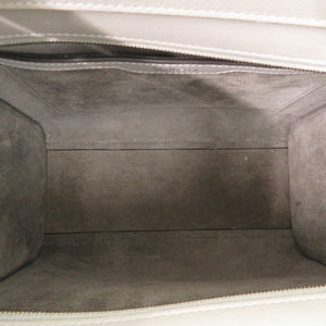 新品同様 マルベリー 2way ミニ ジップド ベイズウォーター HH9089 レザー グレー トートバッグ 0566【中古】MULBERRY